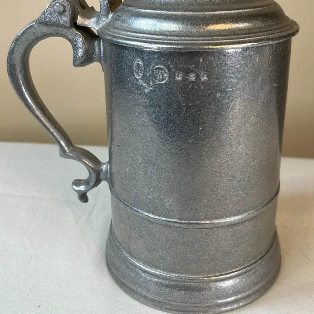 Vintage‎ Wilton Armetale Domed Lidded Tankard Tavern Pub Renaissance Props  Gift